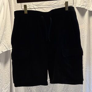Men's Black Cargo Shorts